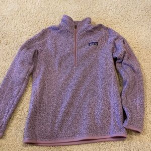 Purple Patagonia pull over